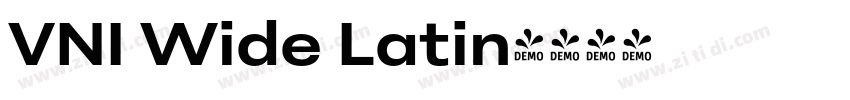 VNI Wide Latin字体转换